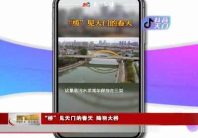 【抖音天门】“桥”见天门的春天 陆羽大桥