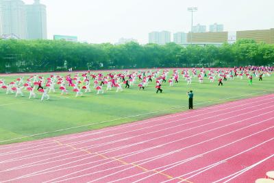 首届全民健身运动会 举行第一次大联排