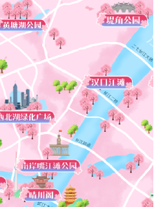一眼心动的中国丨武汉赏樱地图拍了拍你，说“春天在这里”