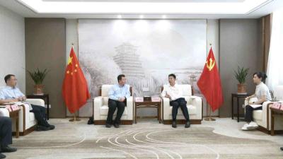 纪道清肖敏与国电投湖北公司董事长刘军韬座谈  务实合作携手并进 共同打造示范标杆