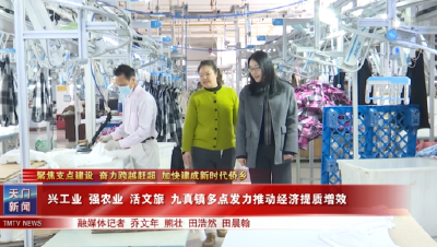 【聚焦支点建设 奋力跨越赶超 加快建成新时代侨乡】  兴工业 强农业 活文旅 九真镇多点发力推动经济提质增效