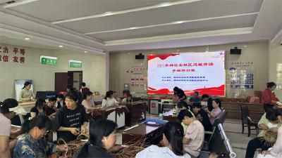 低门槛 灵活就业 林区“进城伴读手编培训班”开班