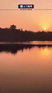 傍晚的琵琶湖日落太惊艳了！