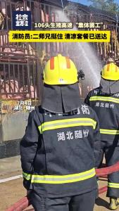 106头生猪高速“集体罢工”！随州消防：二师兄挺住，清凉套餐已送达！