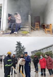 以练筑防 护航夕阳——洪山镇组织养老机构开展消防应急演练