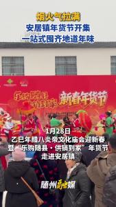 逛老街，寻年味！安居镇年货节承包了家中的团圆年味