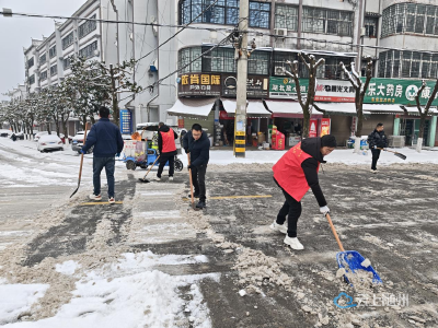 长岗镇以“迅动”应“速冻”全面打响雨雪寒潮防御战