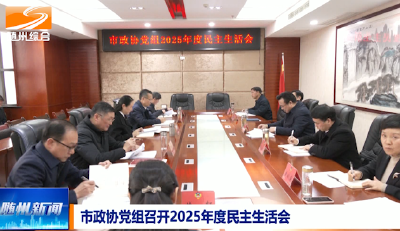 V视|市政协党组召开2025年度民主生活会