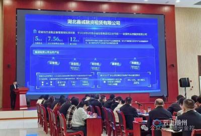 市金控集团参加广水政银企座谈会