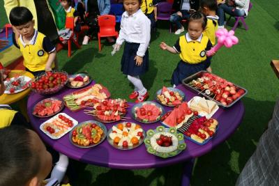 华大新星幼儿园 六一亲子美食节