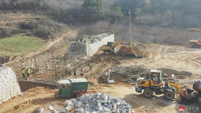 【越·广水|新春走基层】黄土关农文旅小镇：新春建设“加速度”  乡村振兴动能足