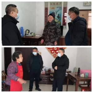 中华山林场党委慰问退休老干部和困难职工