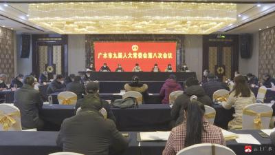 【越·广水】市九届人大常委会召开第八次会议