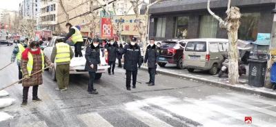 【越·广水】交警大队未雨绸缪积极应对冰雪恶劣天气