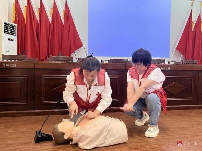 【悦·广水】马坪镇开展红十字会志愿者服务队救在身边知识培训