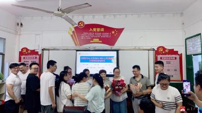 李店镇中心中学开展教师青蓝对接启动仪式