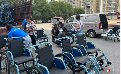 【悦•广水】陈巷镇：免费发放轮椅  真情助残暖人心