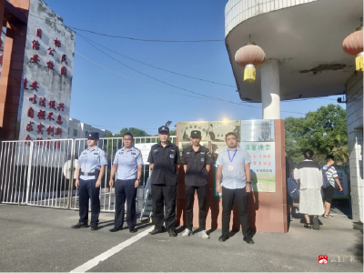 【悦·广水】骆店镇中心小学：用心护学  为爱站岗