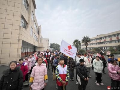 【悦·广水】蔡河镇中心小学开展红十字会志愿活动