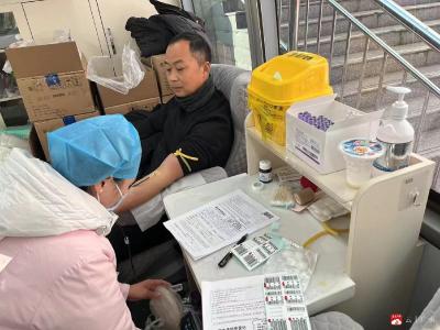 【越·广水】余店镇中心中学组织教职工参加无偿献血活动