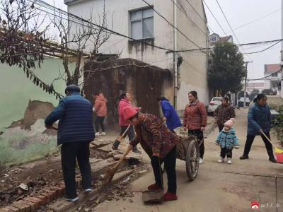 【悦•广水|新时代文明实践】八一社区开展“庆元旦 清洁家园”志愿活动