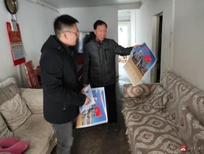 【悦·广水】“喜迎新春送年画”胜利街社区慰问退役军人