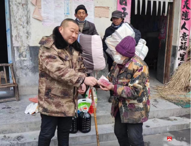 【悦·广水】骆店乡贤情，情系困难户