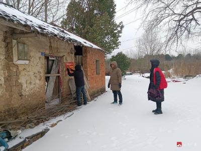 【悦·广水】八一社区开展雨雪冰冻天气安全隐患排查