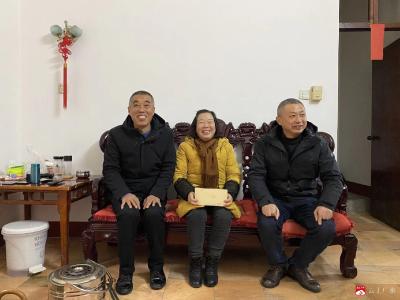 【悦·广水】骆店财政所开展春节走访慰问活动