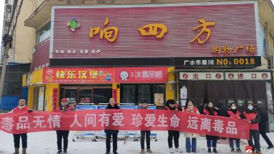 【悦·广水】蔡河镇：多形式做好新春禁毒宣传  让防毒意识深入基层民心