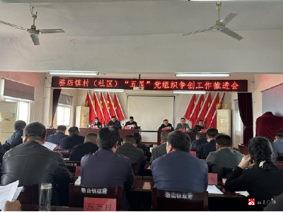 【越·广水】骆店镇组织召开村（社区）“五星”党组织争创工作推进会