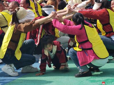 【阅·广水】蔡河镇中心幼儿园举办亲子运动会