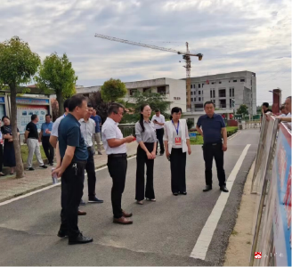【越·广水】骆店镇中心小学：市政协一行到校视察调研