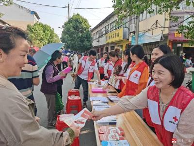 【越•广水】杨寨镇开展“人道精神·生生不息”博爱周主题宣传活动