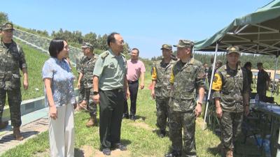 【越·广水】吕越、陈翠赴郝店镇慰问驻训部队和武警官兵