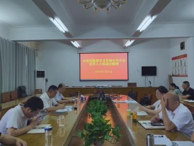 【越·广水】市委统战部学习贯彻中共中央党外人士座谈会精神