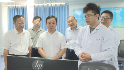 【越•广水】杨光胜、崔传金调研数智化病理服务体系建设工作