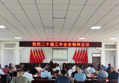李店镇召开学习贯彻党的二十届三中全会精神宣讲会