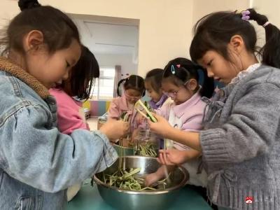 【悦·广水】广办中心幼儿园开展立冬腌白菜活动