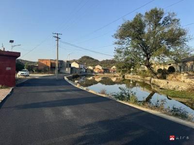 【越•广水】杨寨镇：乡村道路“白改黑” 畅通古村落绕村路