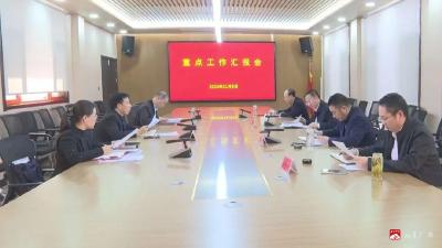 【越·广水】崔传金主持召开重点工作汇报会