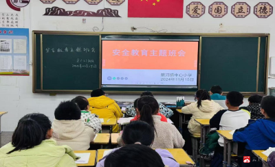 【悦•广水】蔡河镇中心小学开展安全专题教育活动