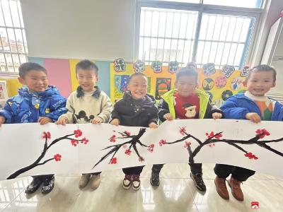 【悦·广水】广办中心幼儿园：寒梅映童心  美育润幼苗