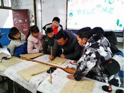 【阅·广水】蔡河镇黄土中心小学：送教下乡促交流 一路同行共成长