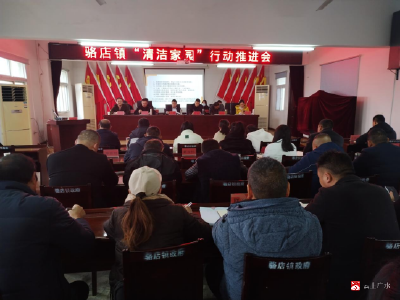 【越·广水】骆店镇召开“清洁家园”行动推进会