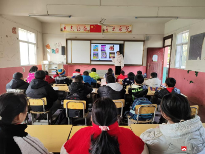 【越·广水】强化安全教育  筑牢安全防线——骆店镇草店中心小学召开冬季安全教育主题班会
