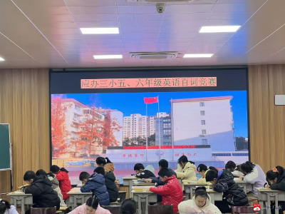 【阅·广水】“词”之以恒  “英”有尽有——应办三小开展英语竞赛活动
