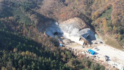 【越•广水】项目建设加速度！随信高速全线唯一隧道双向贯通