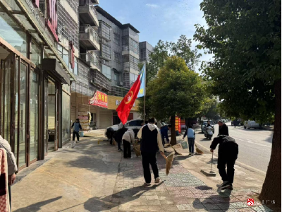 【越·广水】李店镇中心中学开展志愿服务活动