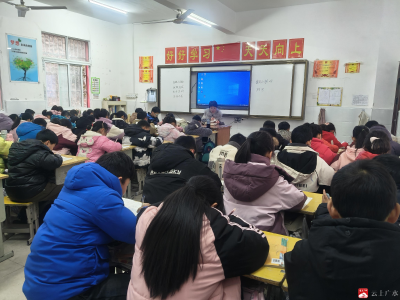 广办一小：积极复习  迎接期末验收